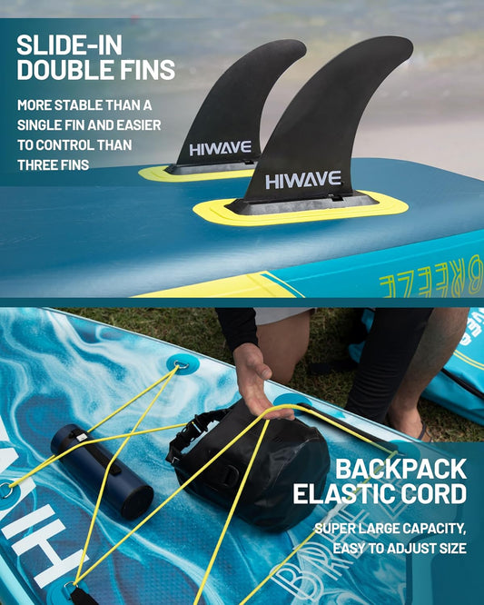 ➤ HIWAVE BREEZE BLUE felfújható SUP deszka